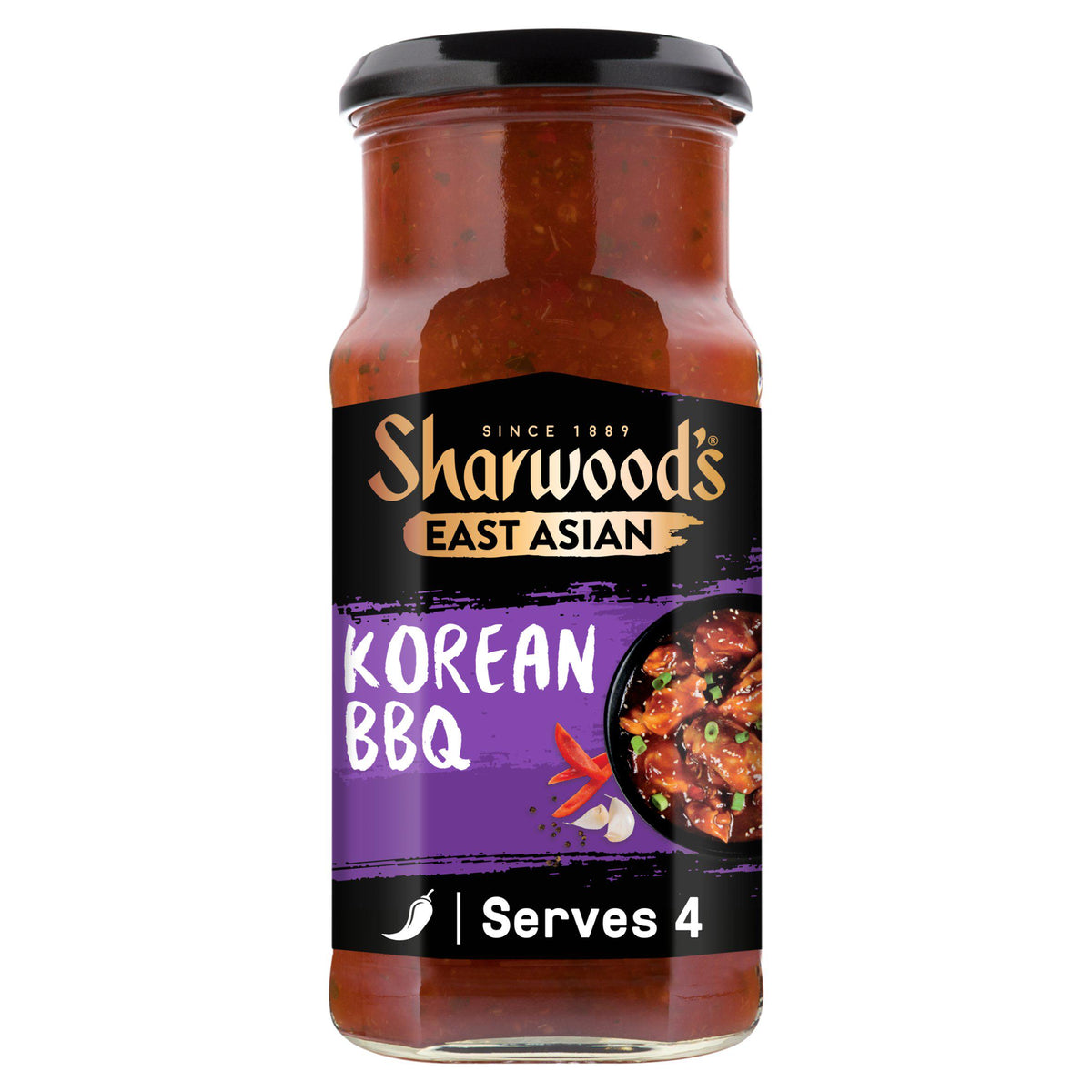 Sharwood's Korean BBQ cooking sauce 420g, imported from the UK