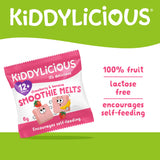 Kiddylicious fruit melts strawberry and banana 6g - British product