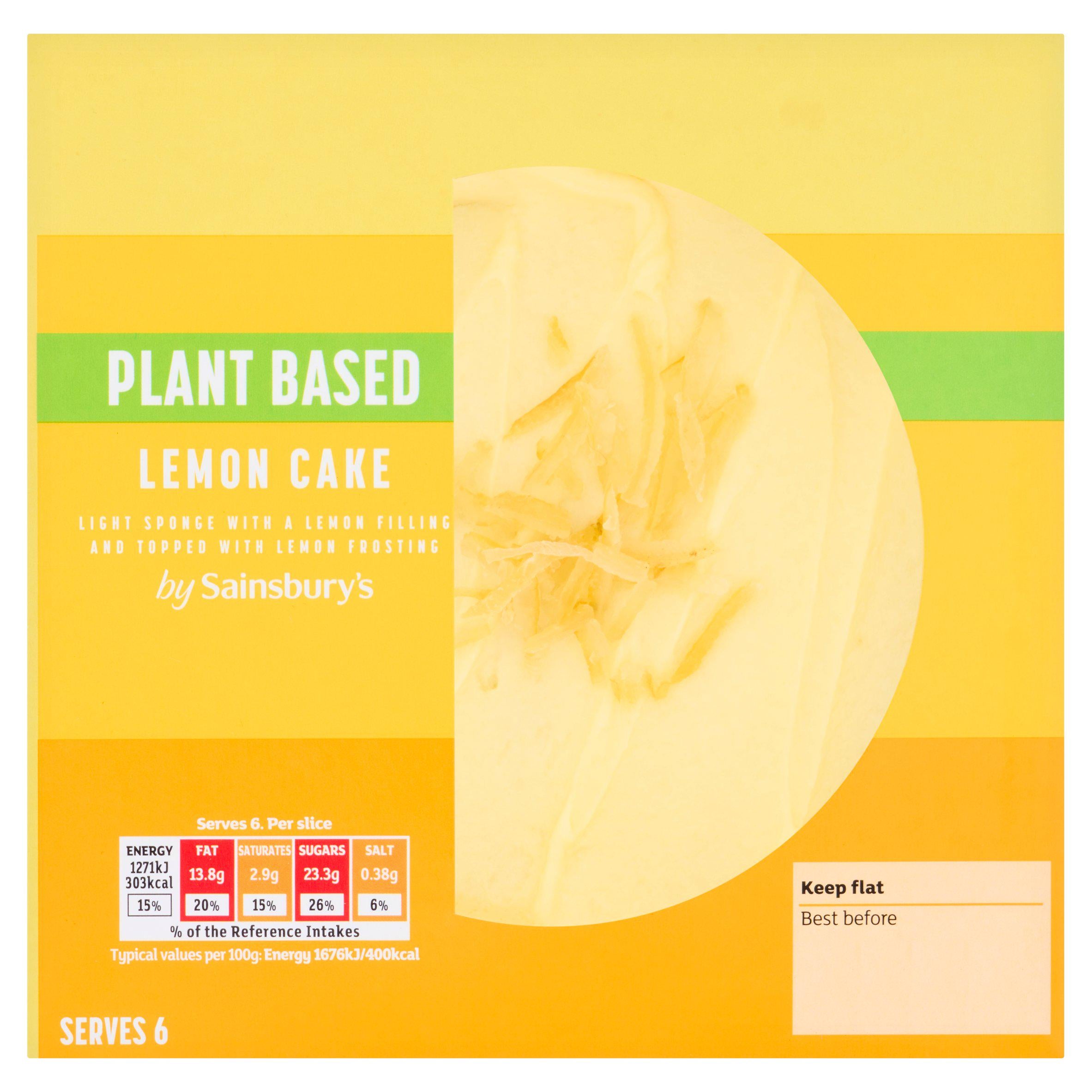 Plant Pioneers lemon cake 455g - British product