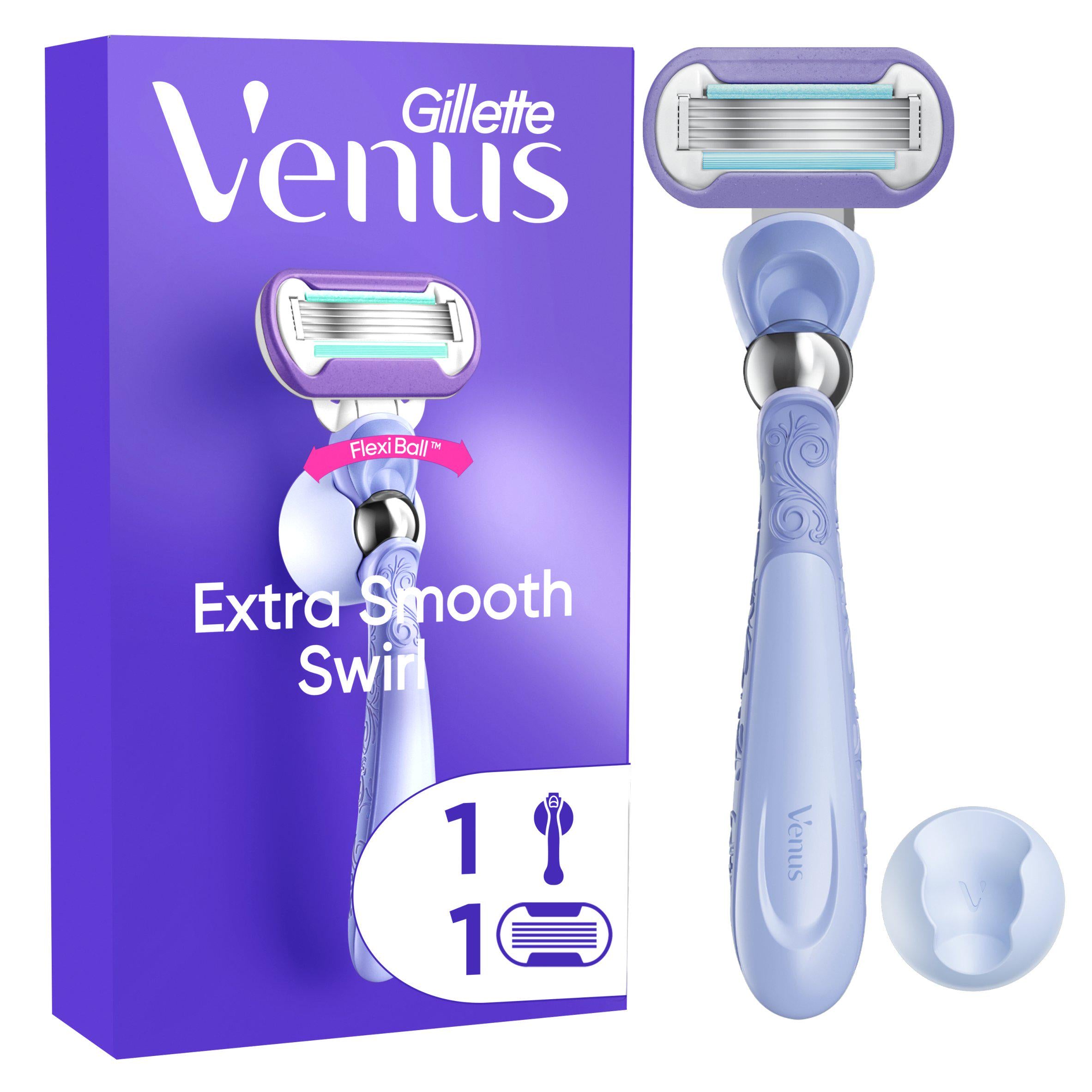 Gillette Venus Swirl Razor Flexball handle, UK version