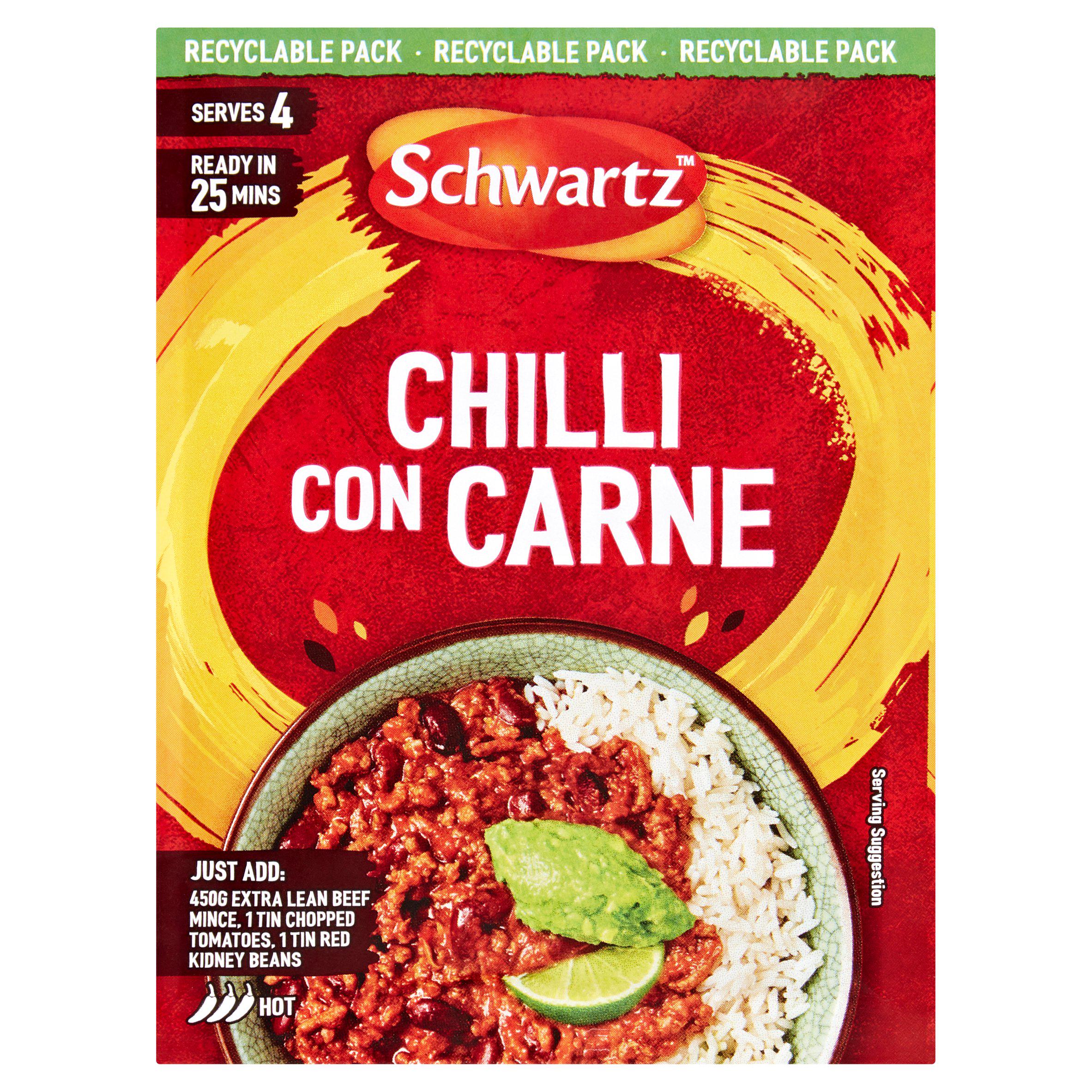 Schwartz Chilli Con Carne Recipe Mix 41g (British brand)