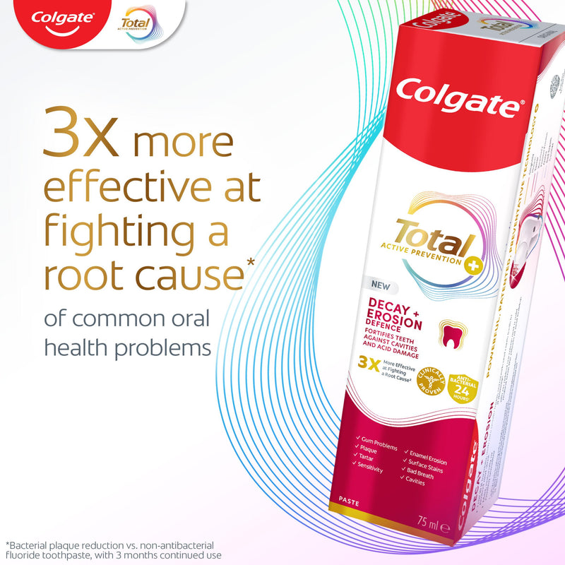 Colgate Total Active Prevention toothpaste 75ml, UK version