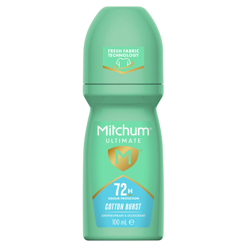 Mitchum antiperspirant deodorant Cotton Burst 100ml, imported from the UK