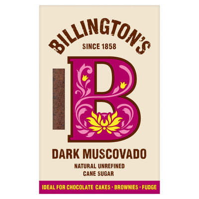waitrose Billington's Dark Muscovado Sugar 500g- Buy online at McGrocer