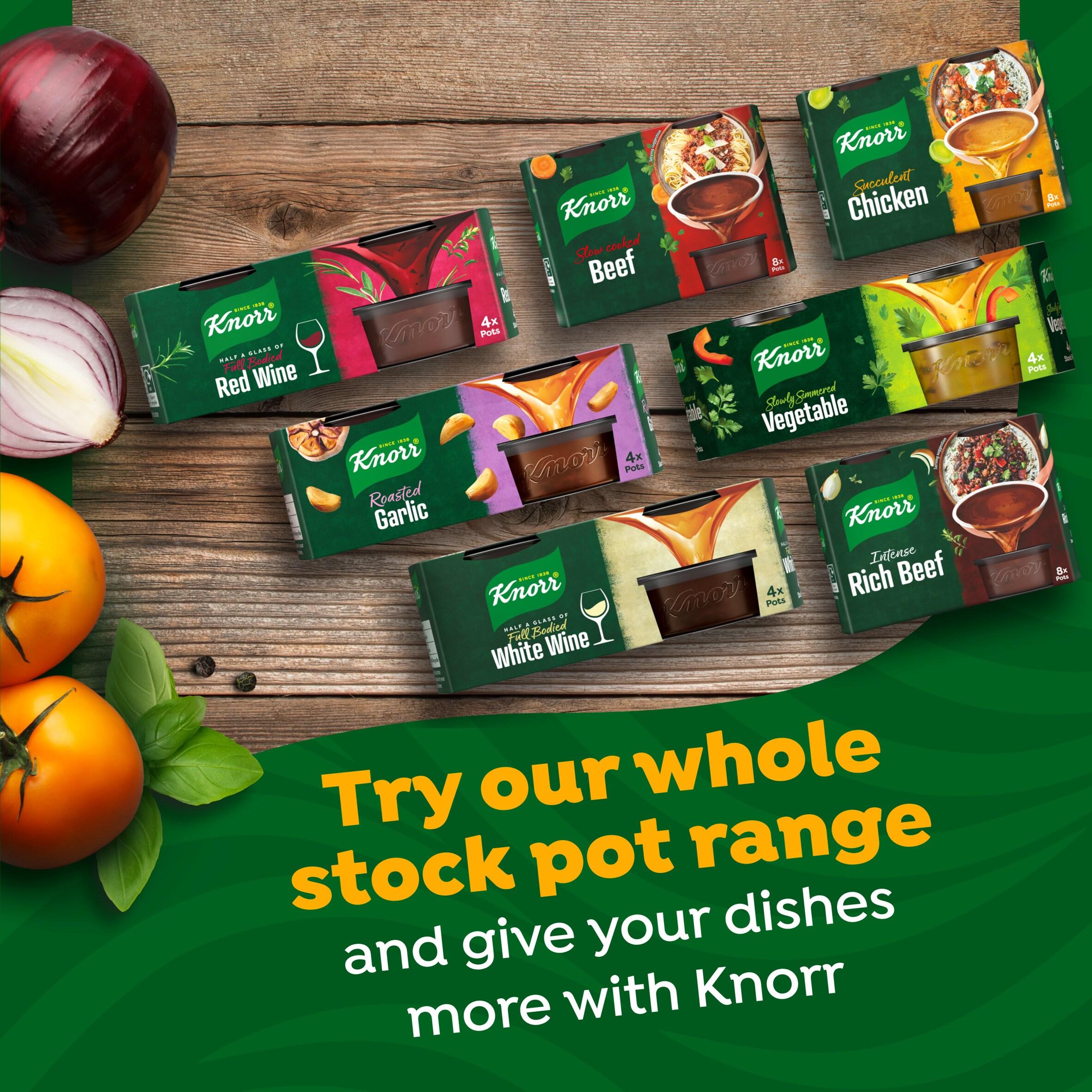 Knorr rich beef stock pots 8x28g - British product