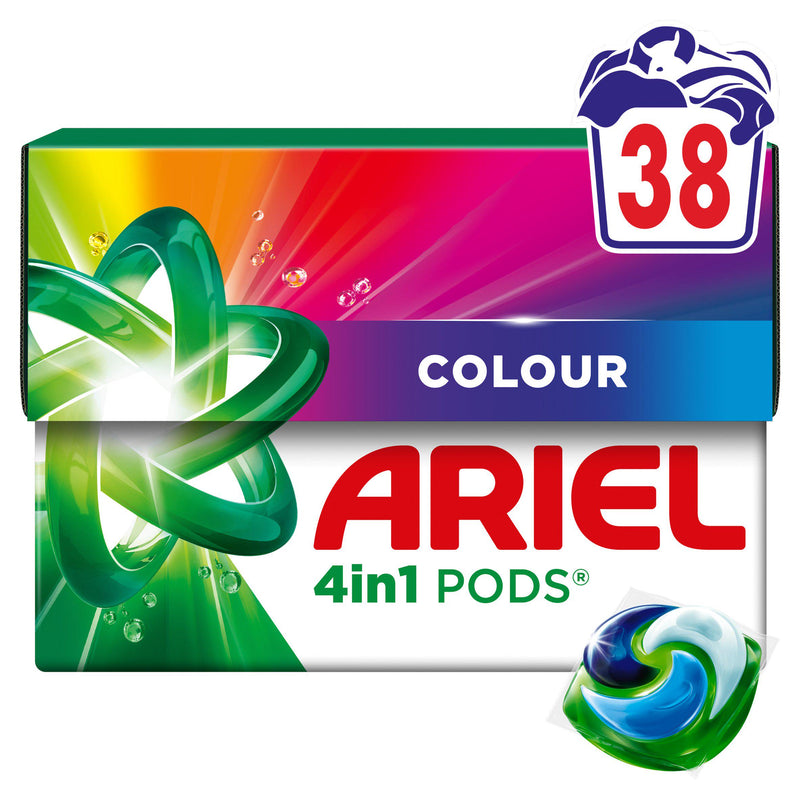 Ariel 4in1 PODS washing capsules 38 count, imported from the UK