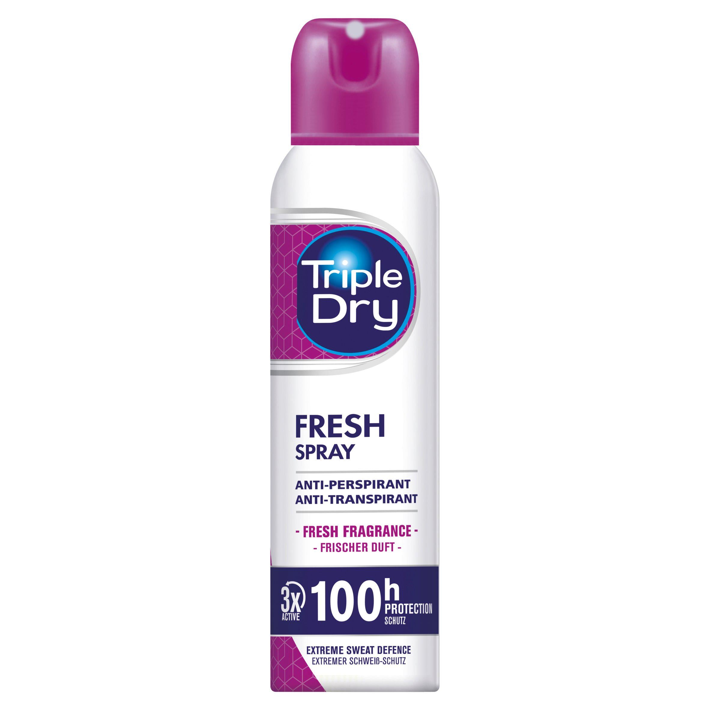 Triple Dry anti-perspirant deodorant Fresh 150ml - British product
