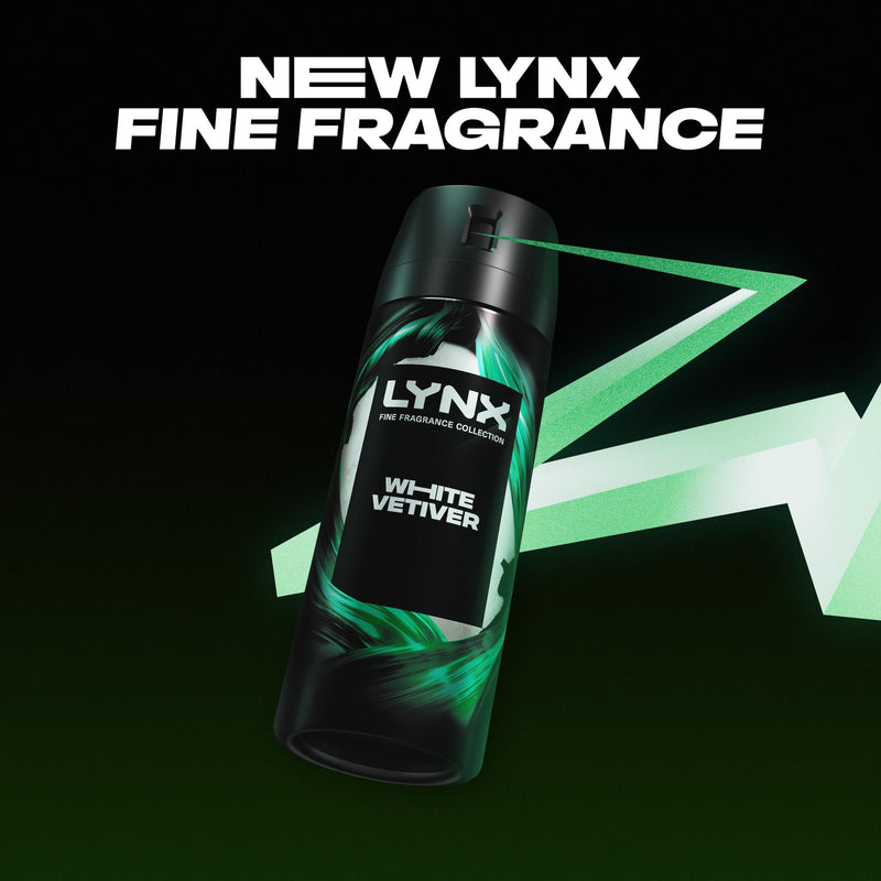 Lynx White Vetiver body spray 150ml, UK version