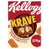 Kellogg's Krave Caramelised Biscuit cereal 375g (British brand)