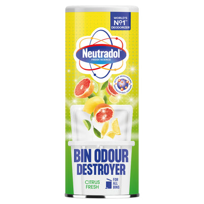 Sainsburys Neutradol Fresh Science Bin Odour Destroyer Citrus Fresh Powder 350g- Buy online at McGrocer