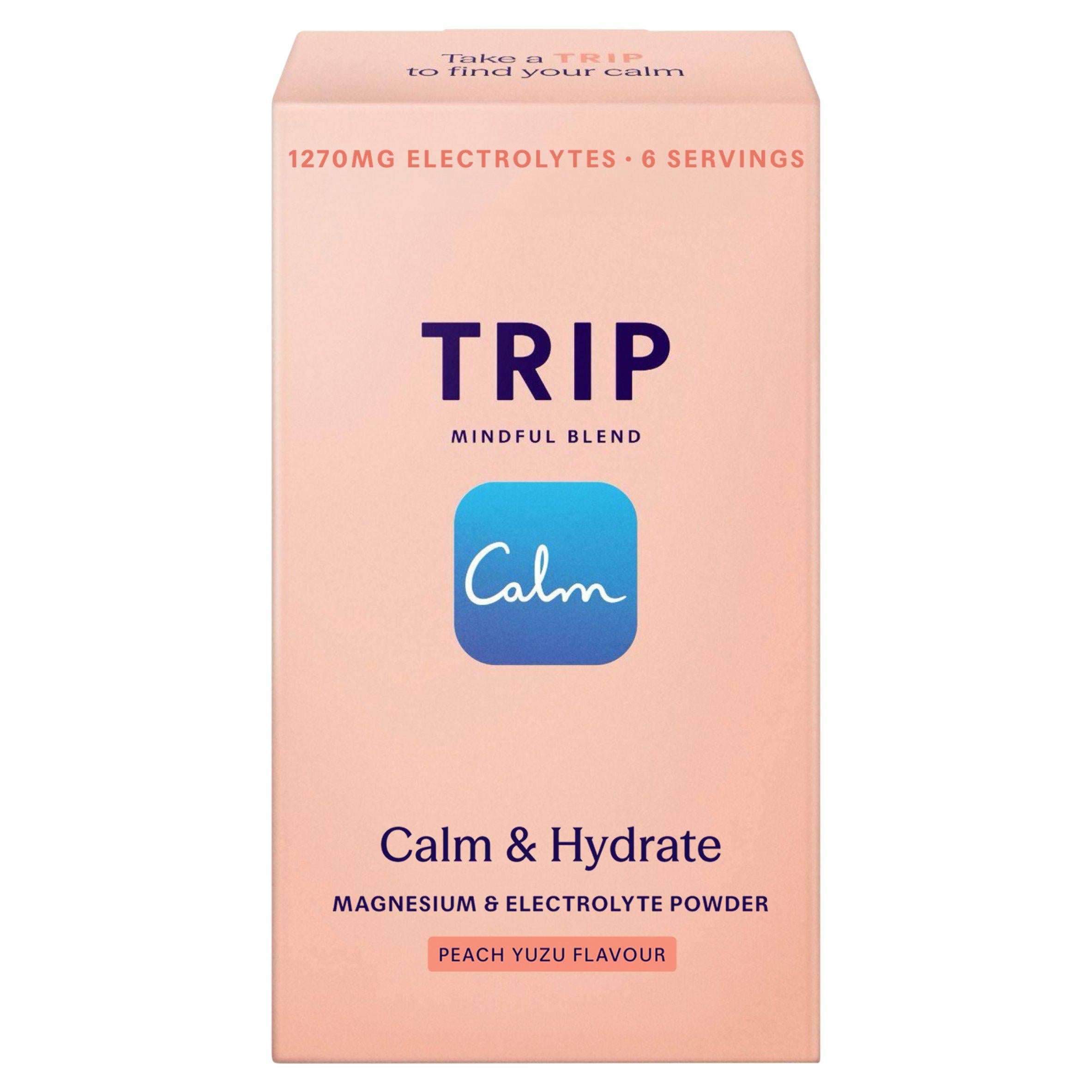 TRIP Peach Yuzu supplement sachets 6 pack - British product