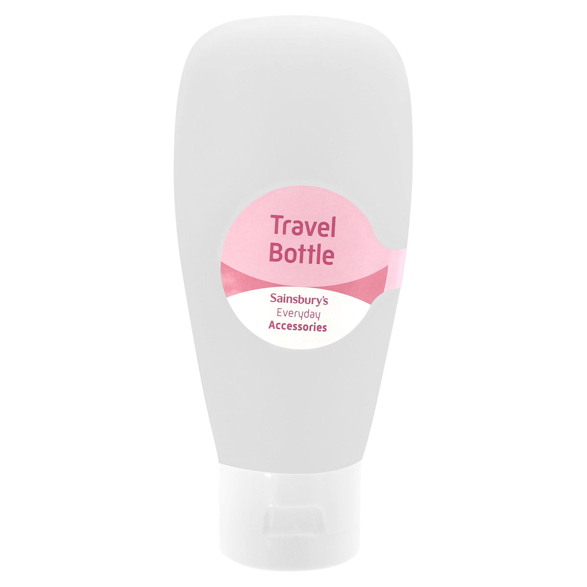 Sainsbury's travel bottle 100ml with flip top - British product