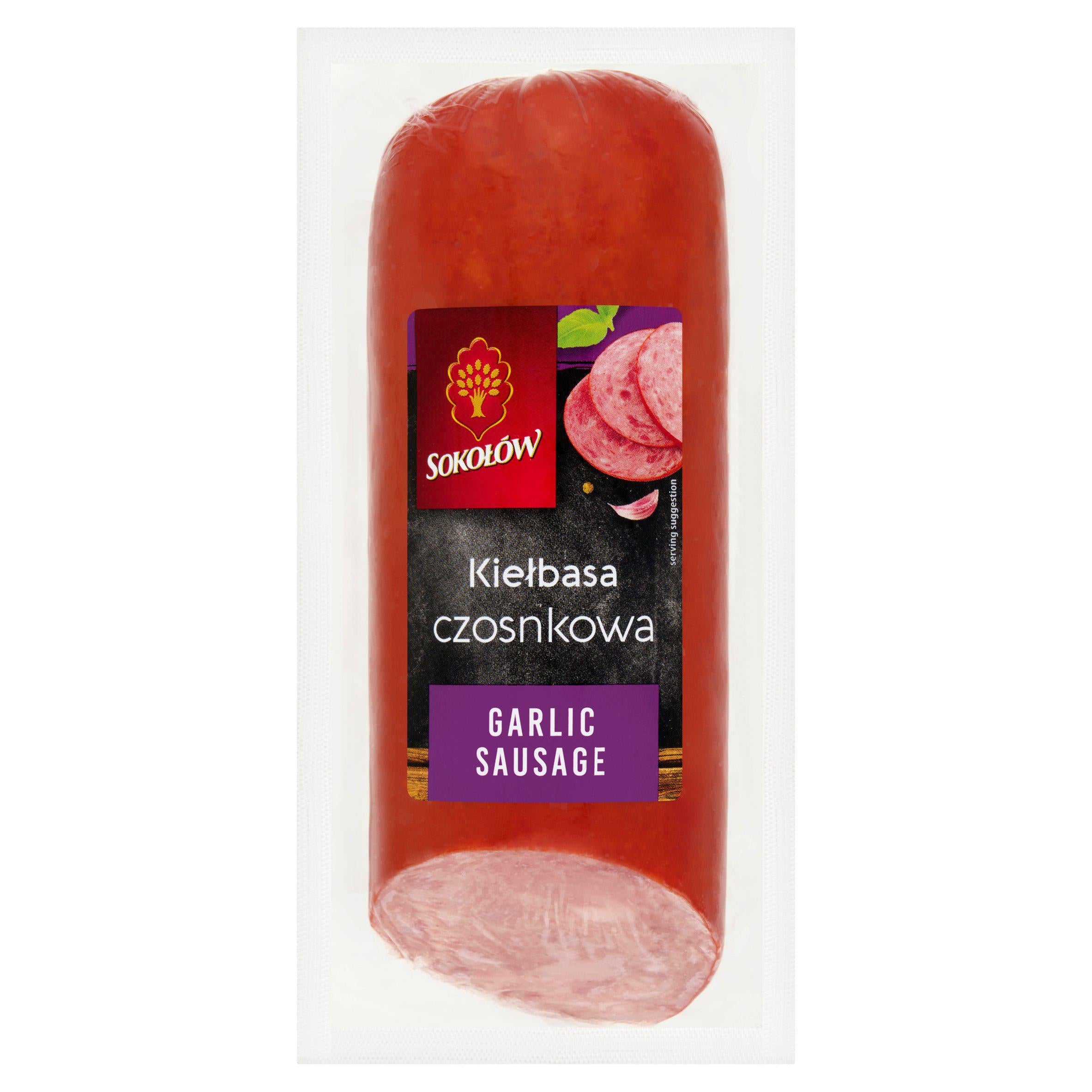 Sokolow garlic sausage 400g (British brand)