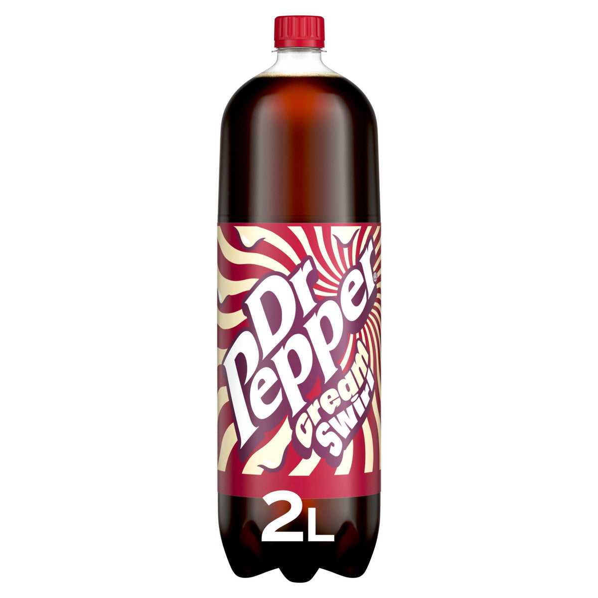 Dr Pepper soft drink Cream Swirl 2L, UK version