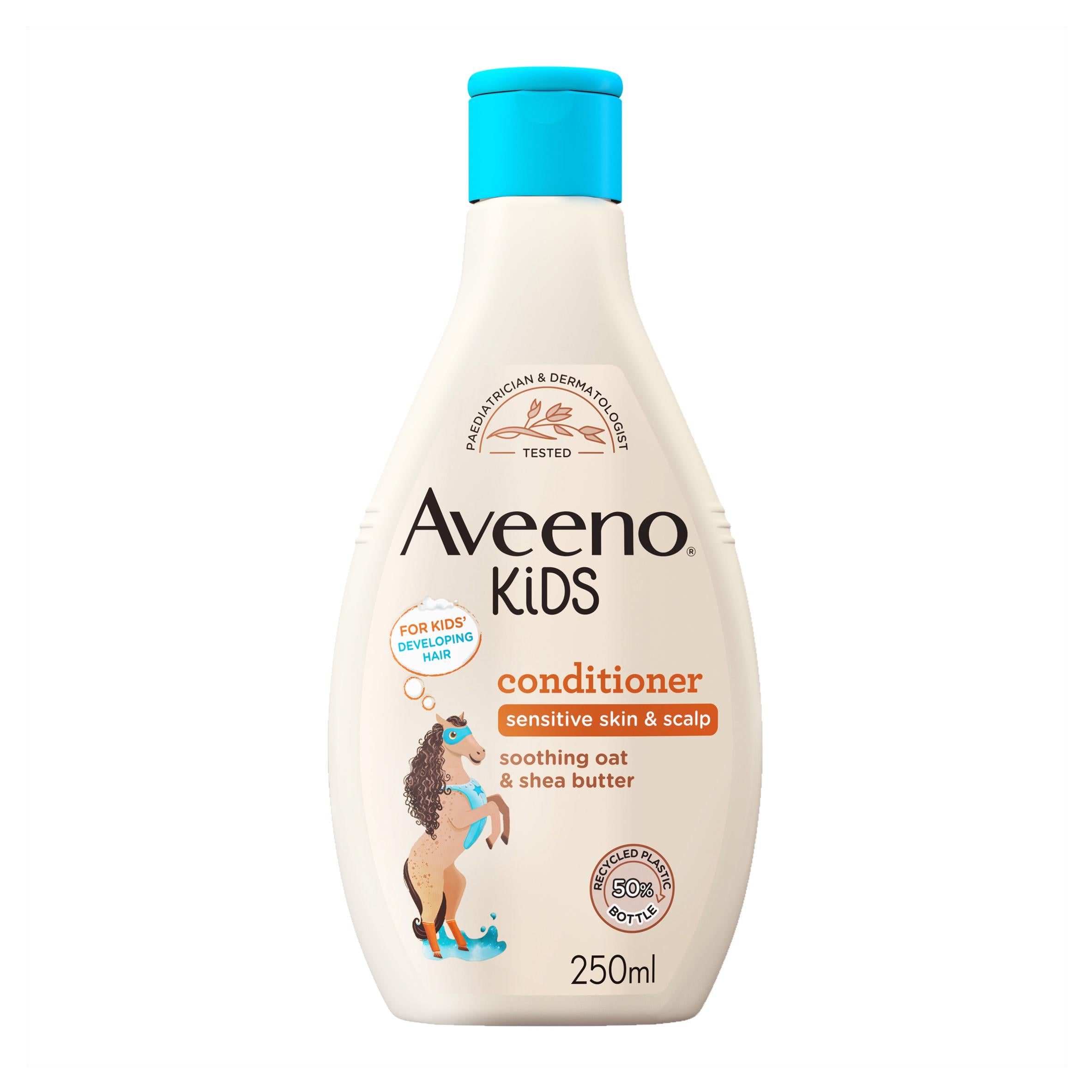 Aveeno Kids Conditioner 250ml with soothing oat and shea butter - British product