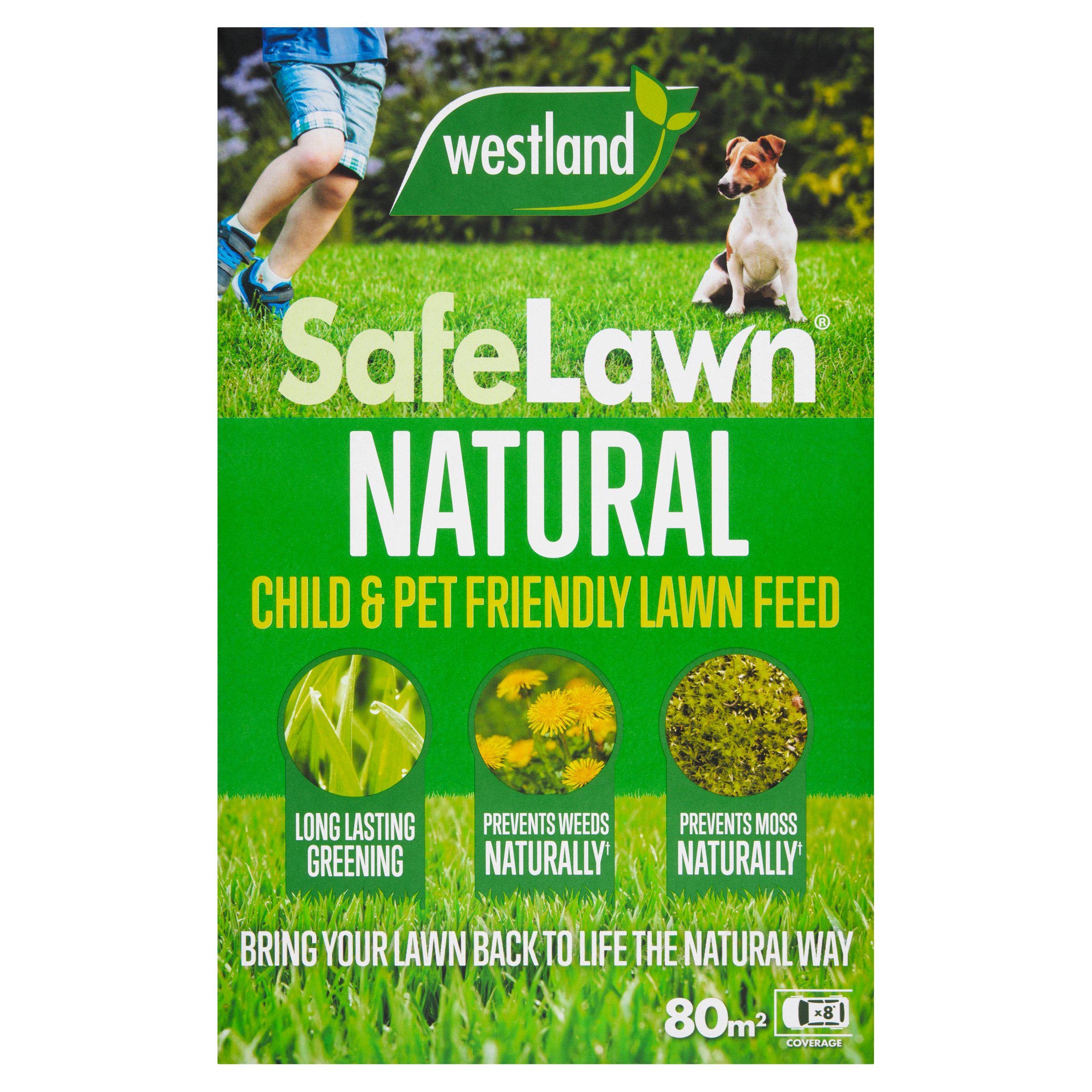 Westland SafeLawn natural lawn feed box 80m2, UK version