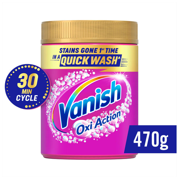 Vanish Gold Oxi Action Laundry Stain Remover Powder Colour 470g