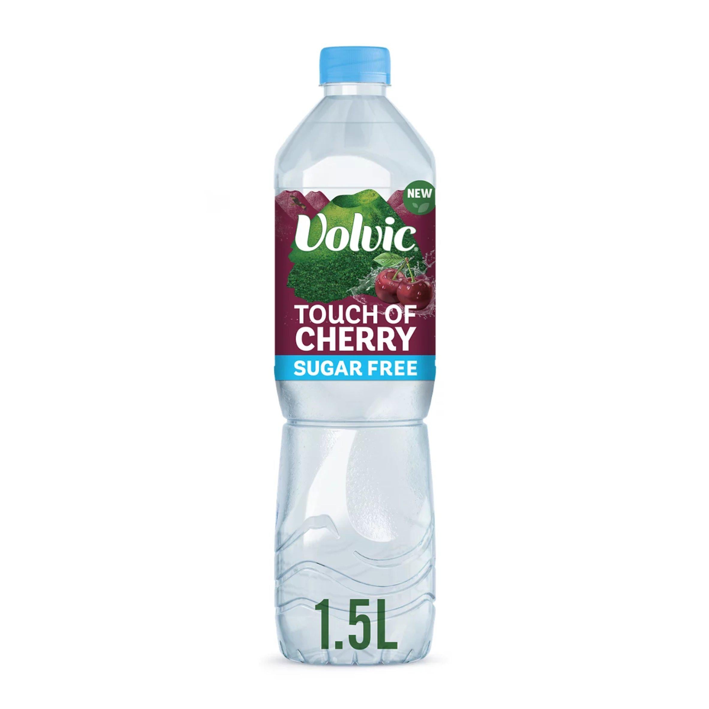 Volvic flavoured water Sugar Free Cherry 1.5L - British product