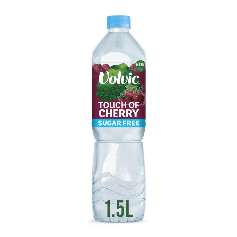 Volvic flavoured water Sugar Free Cherry 1.5L - British product