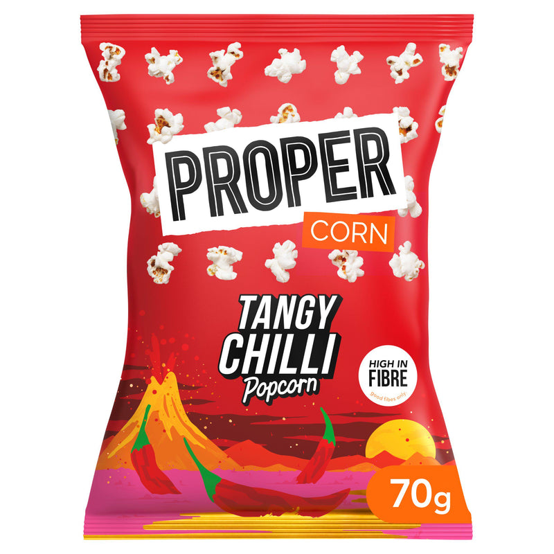 Propercorn Tangy Chilli Popcorn 70g (British brand)