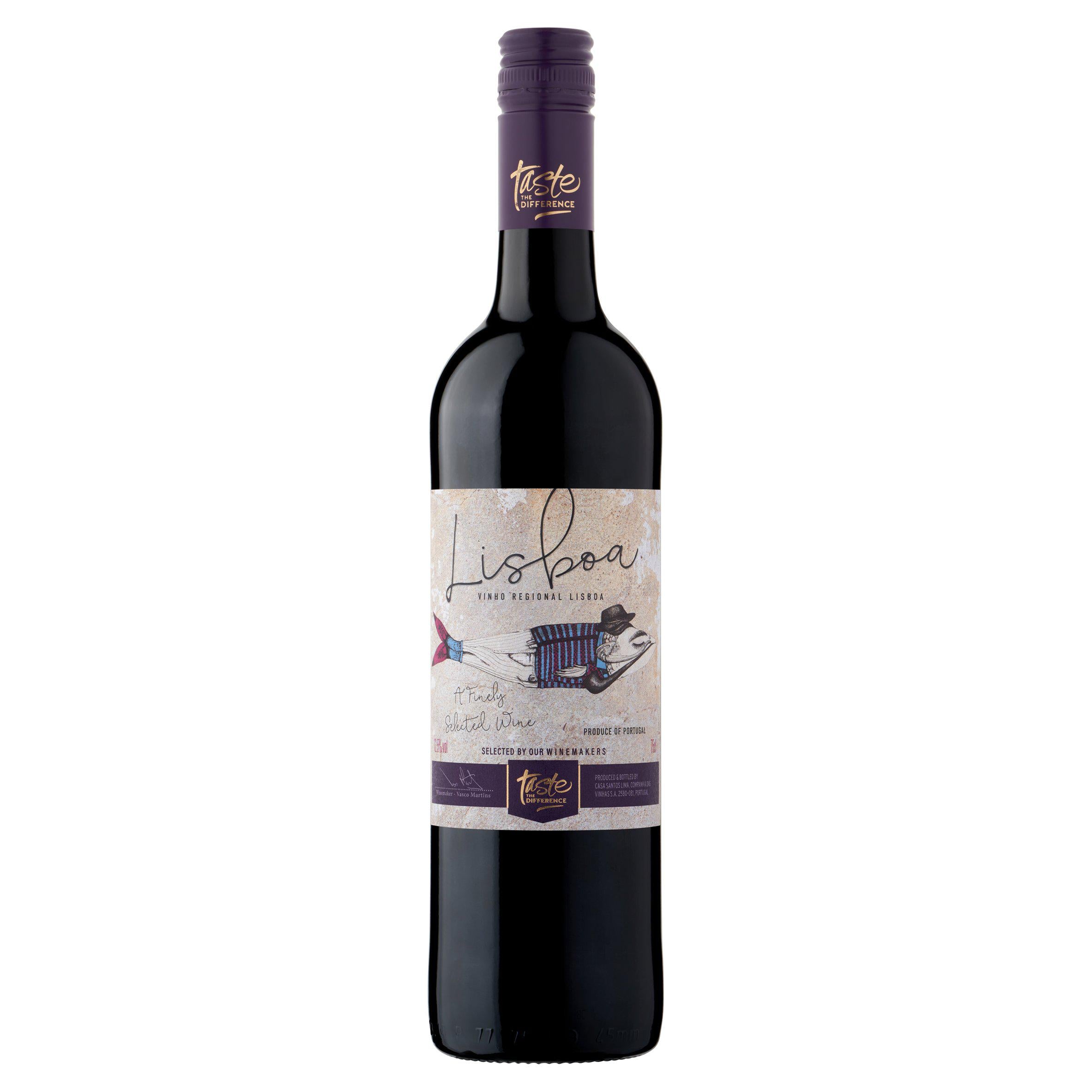 Sainsbury's Taste the Difference Lisboa red wine 75cl (British brand)