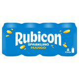 Rubicon sparkling mango juice soft drink 8x330ml, imported from the UK