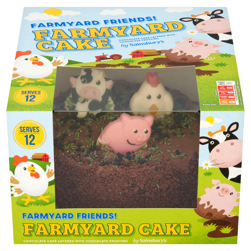Sainsbury's Farmyard Celebration Cake 835g, UK version