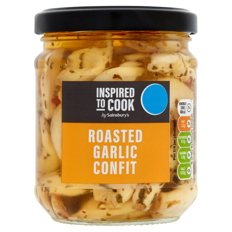 Sainsbury's roasted garlic confit 180g, imported from the UK