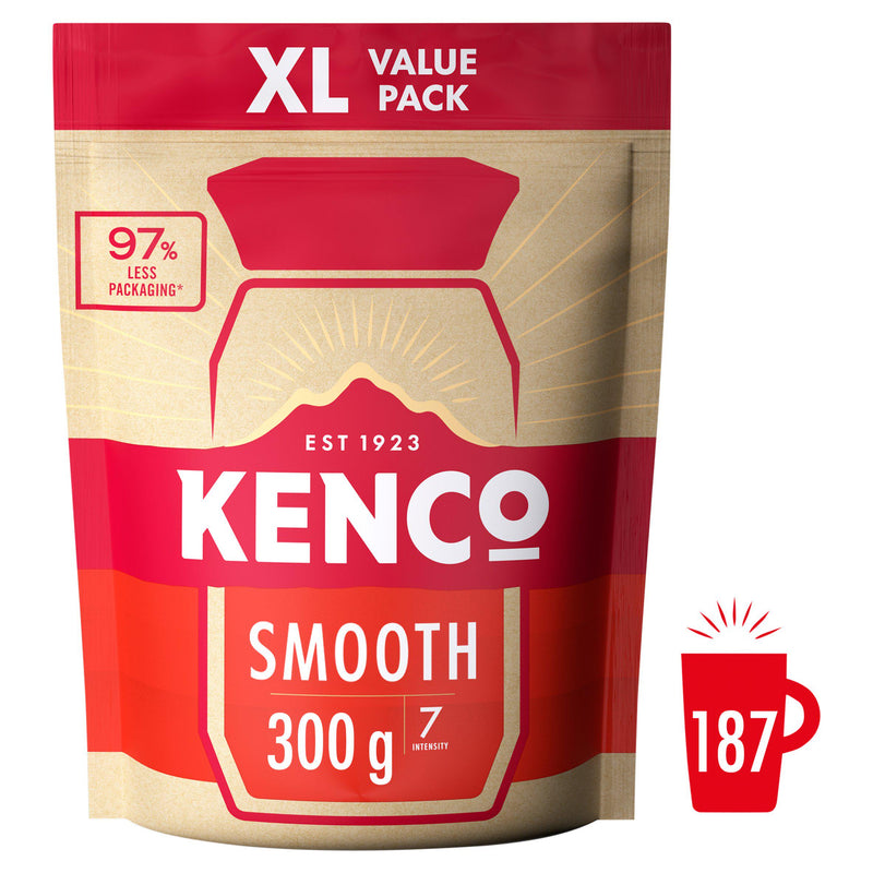 Kenco Smooth instant coffee 300g refill, imported from the UK