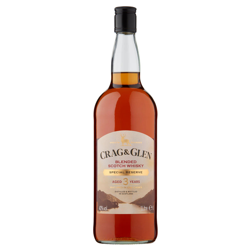 Crag & Glen blended Scotch whisky 1L - British product