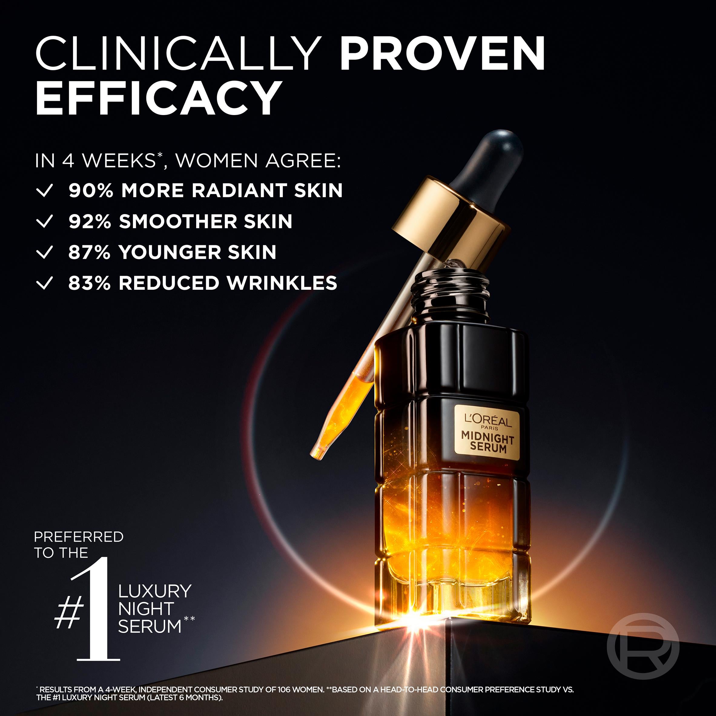 L'Oreal Paris Midnight Serum Cell Renew 30ml, imported from the UK