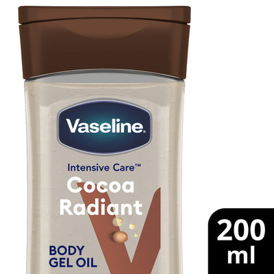 Sainsburys Vaseline Intensive Care Body Oil Cocoa Radiant 200ml- Buy online at McGrocer