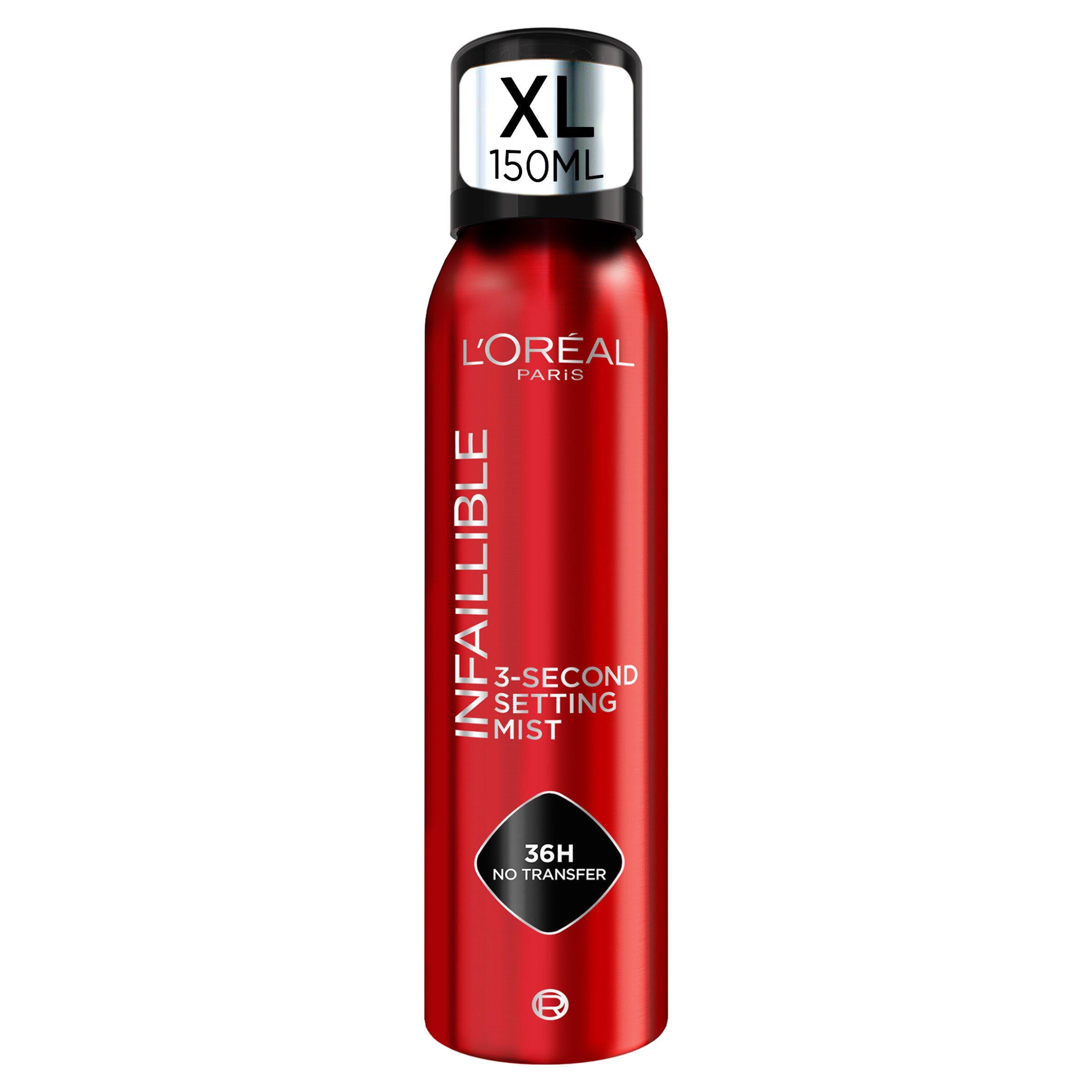 L'Oreal Paris Infallible setting spray mist 150ml XL (British brand)