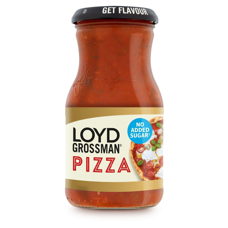 Loyd Grossman no added sugar pizza sauce 350g, UK version