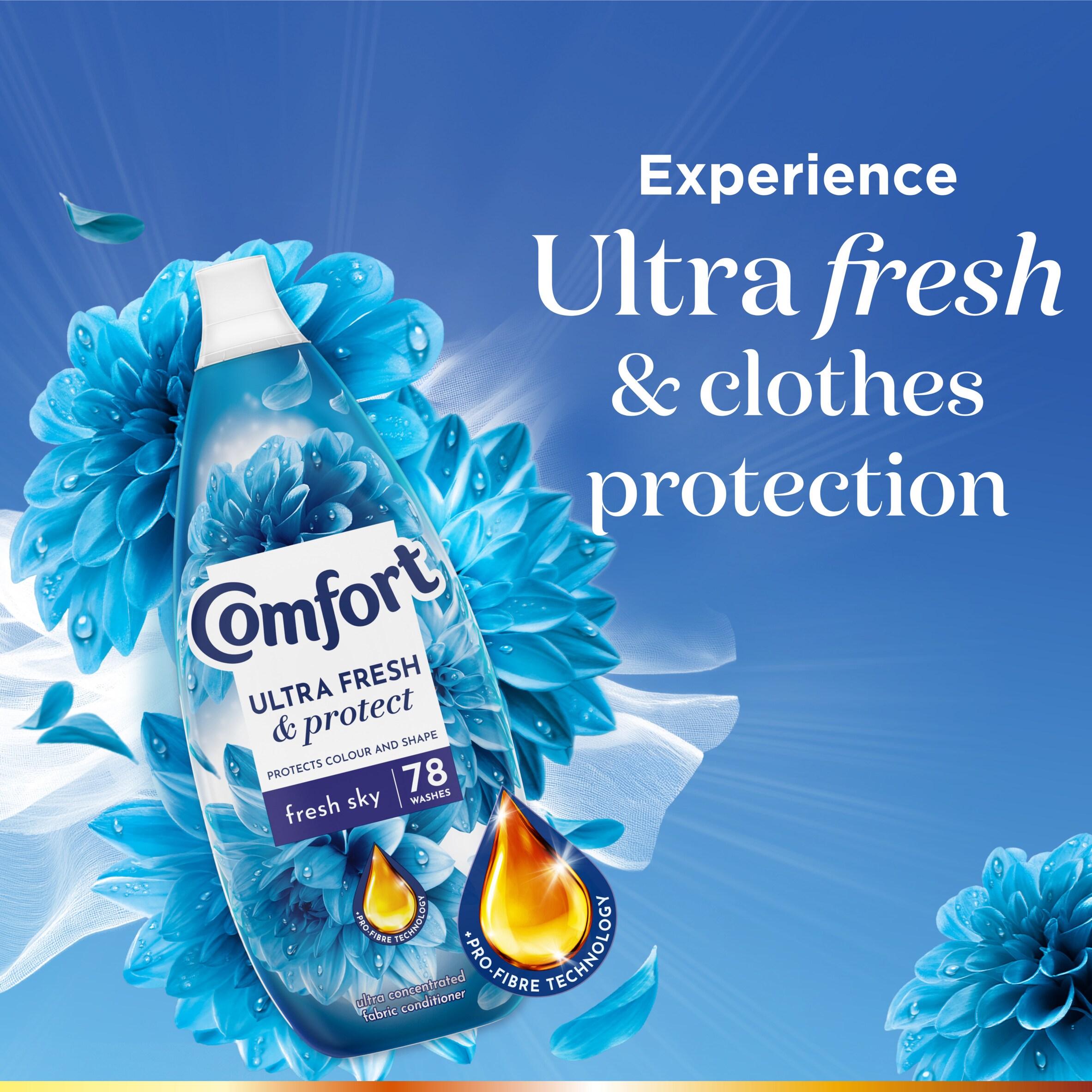 Comfort fabric conditioner Fresh Sky 1.17L, imported from the UK