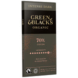 Green & Black's organic 70% dark chocolate bar 90g (British brand)