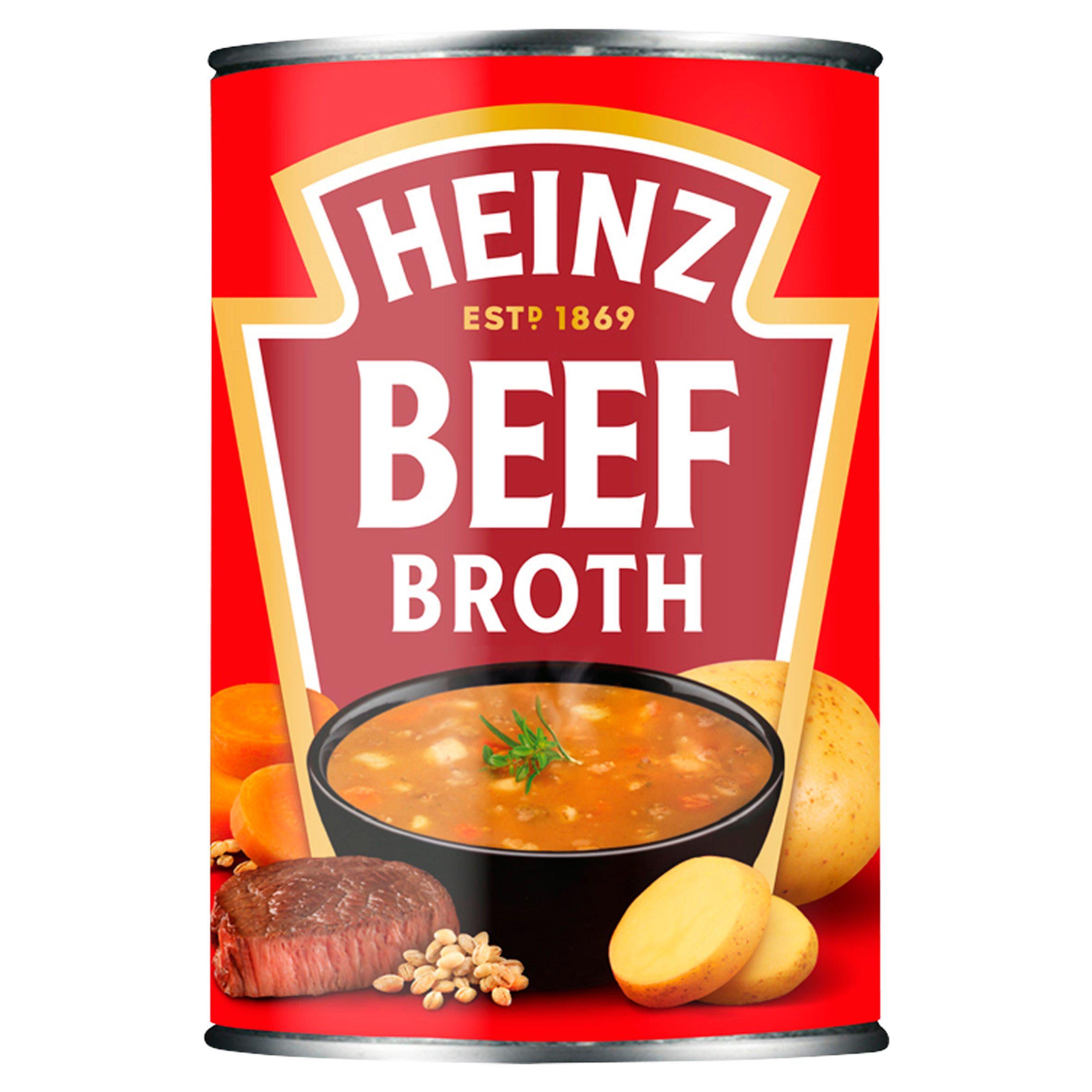 Heinz beef broth soup 400g, UK version