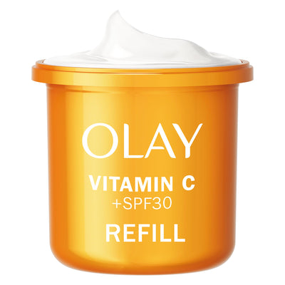 Sainsburys Olay Vitamin C SPF 30 Day Face Cream Refill 50ml- Buy online at McGrocer
