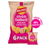 Walkers Baked Prawn Cocktail crisps multipack 6x22g - British product