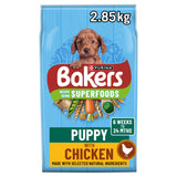Bakers Puppy Dry Dog Food Chicken and Veg 2.85kg, UK version