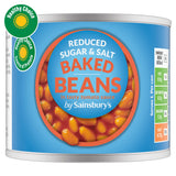 Sainsbury's reduced sugar baked beans 215g (British brand)