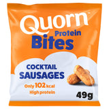 Quorn protein bites cocktail sausages 49g - British product