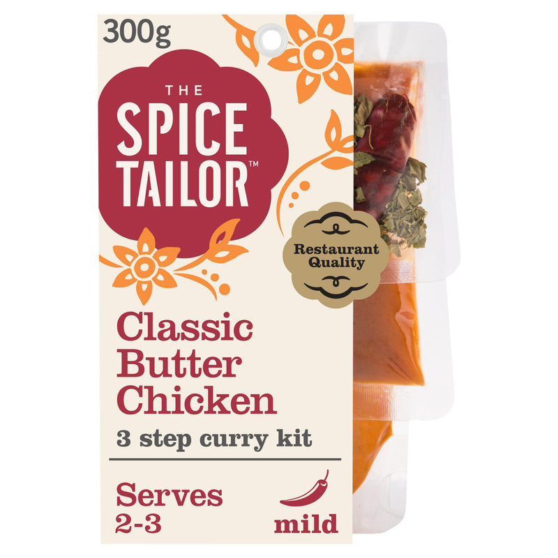 The Spice Tailor Classic Butter Chicken curry sauce kit 300g, imported from the UK