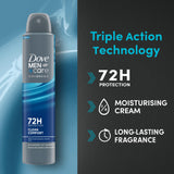 Dove Men+Care antiperspirant deodorant 200ml Clean Comfort, UK version