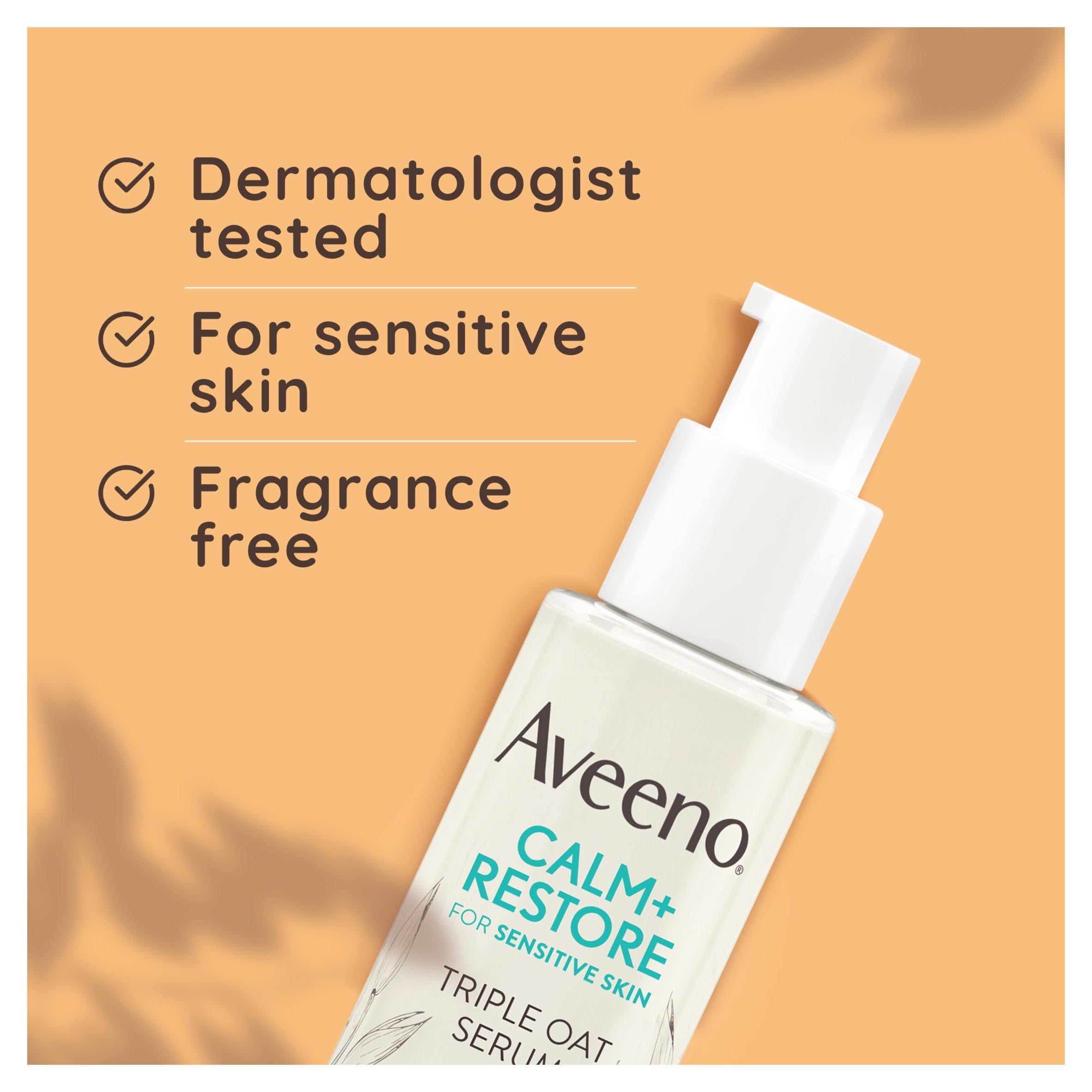 Aveeno face serum Triple Oat moisturiser 30ml (British brand)