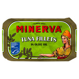 Minerva tuna fillets in olive oil 120g, imported from the UK