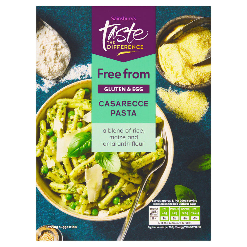 Sainsbury's Free From Casarecce pasta 500g - British product