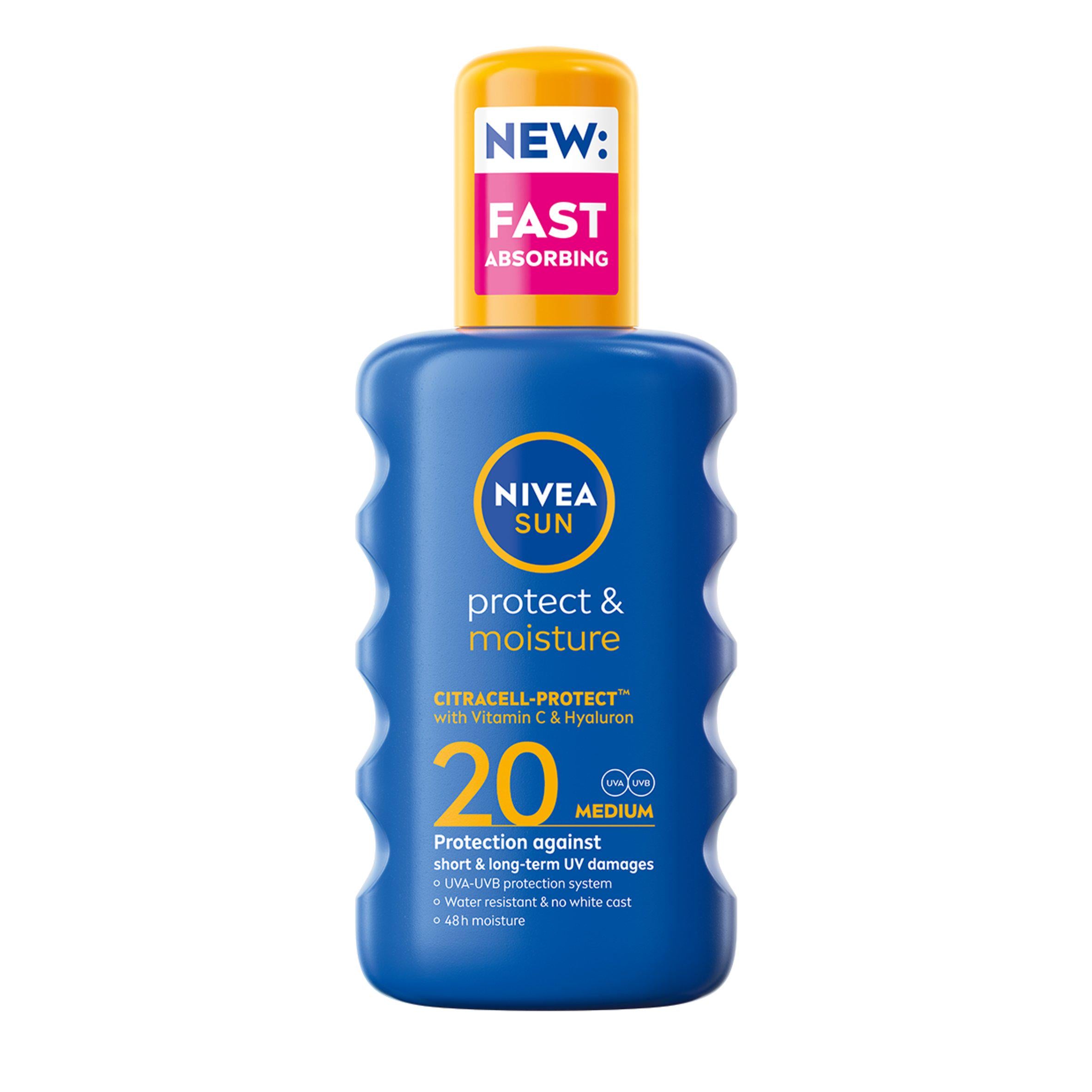 Nivea sun spray SPF20 200ml (British brand)