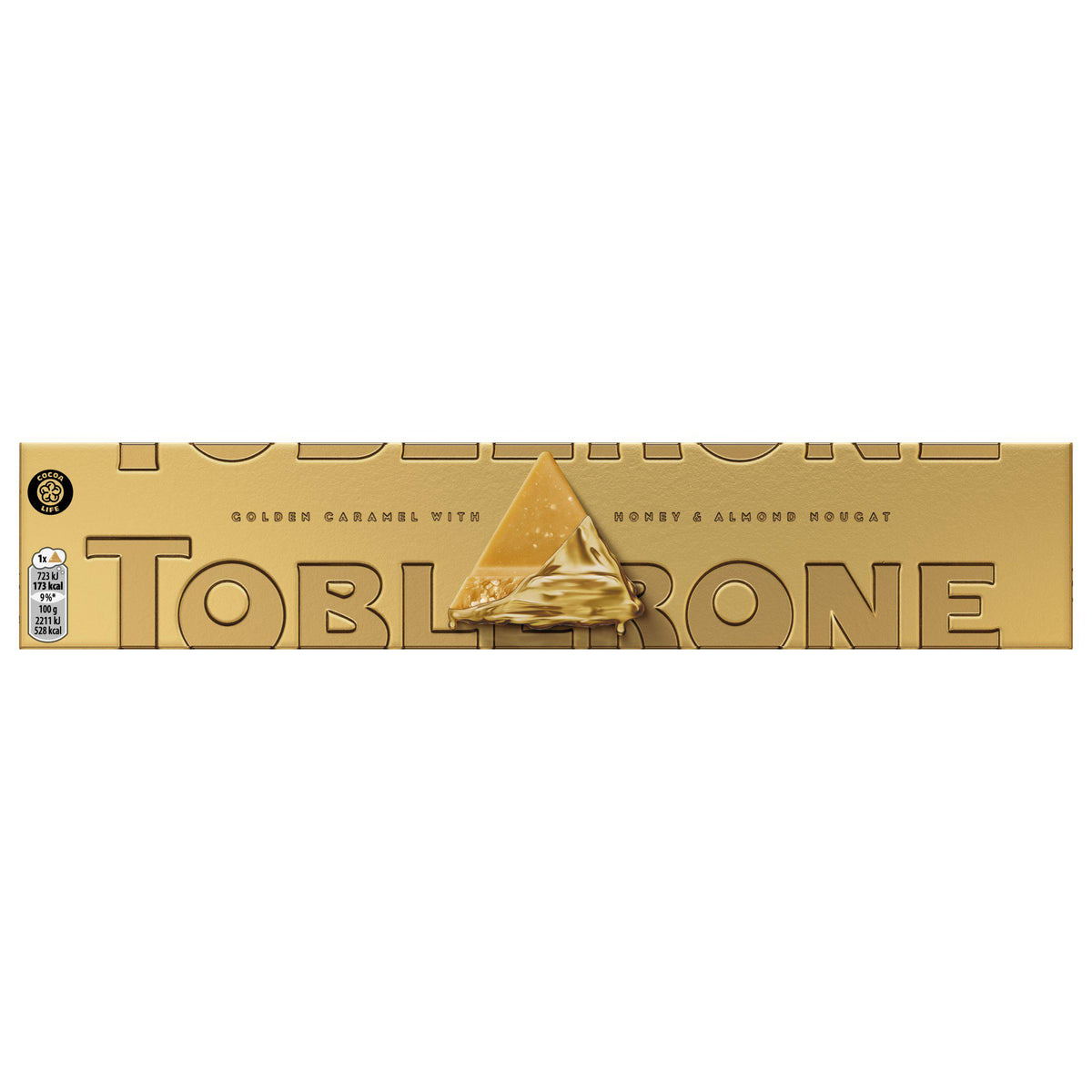 Toblerone Golden Caramel with Honey Almond Nougat Bar 360g