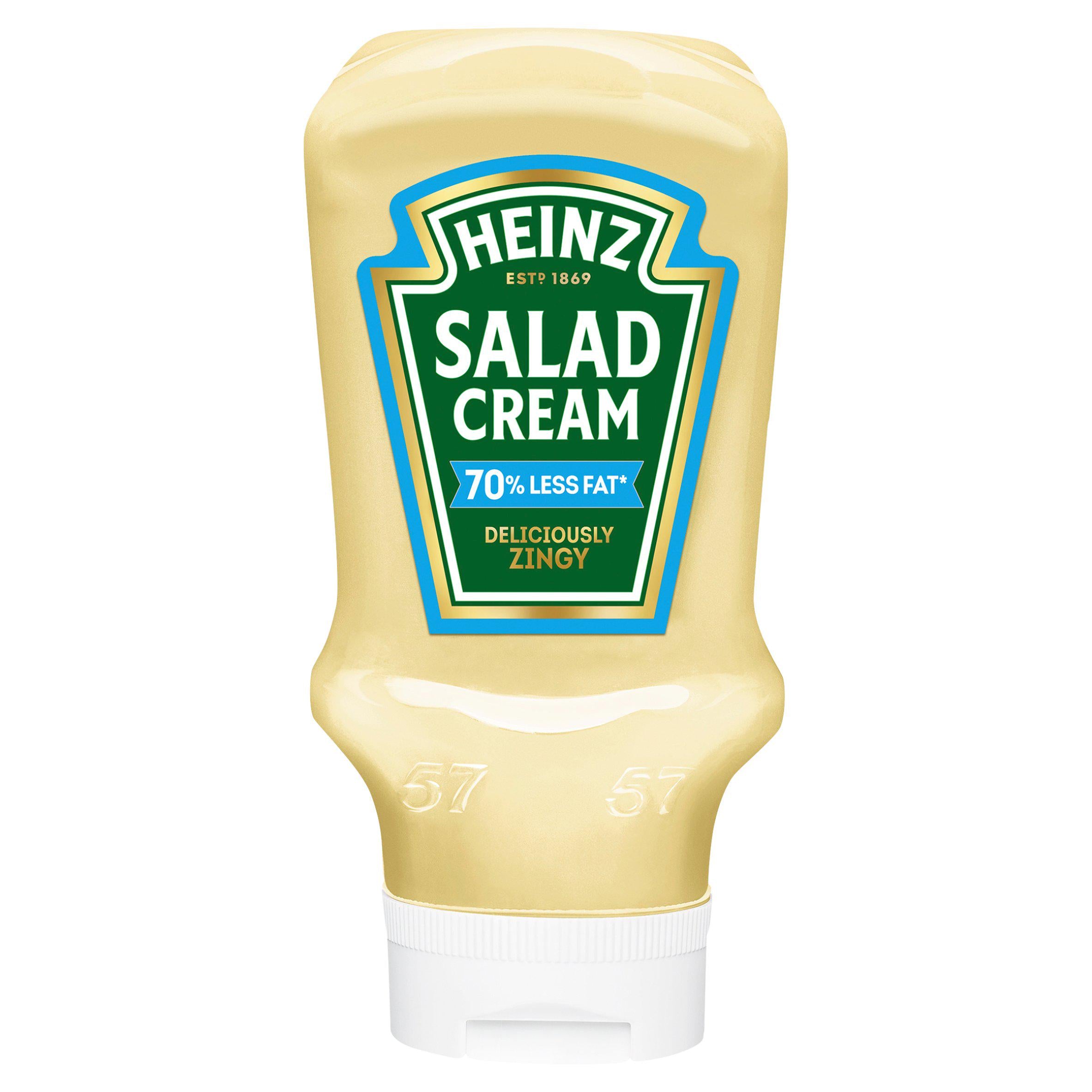Heinz Extra Light Salad Cream 435g in Plastic Bottle, UK version